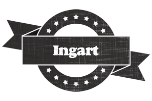 Ingart grunge logo
