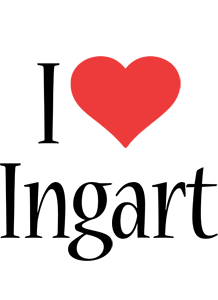 Ingart i-love logo