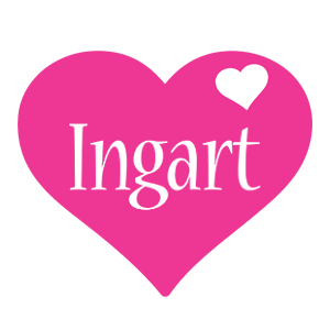 Ingart love-heart logo