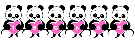 Ingart love-panda logo