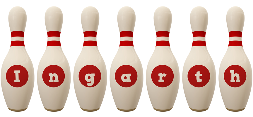 Ingarth bowling-pin logo