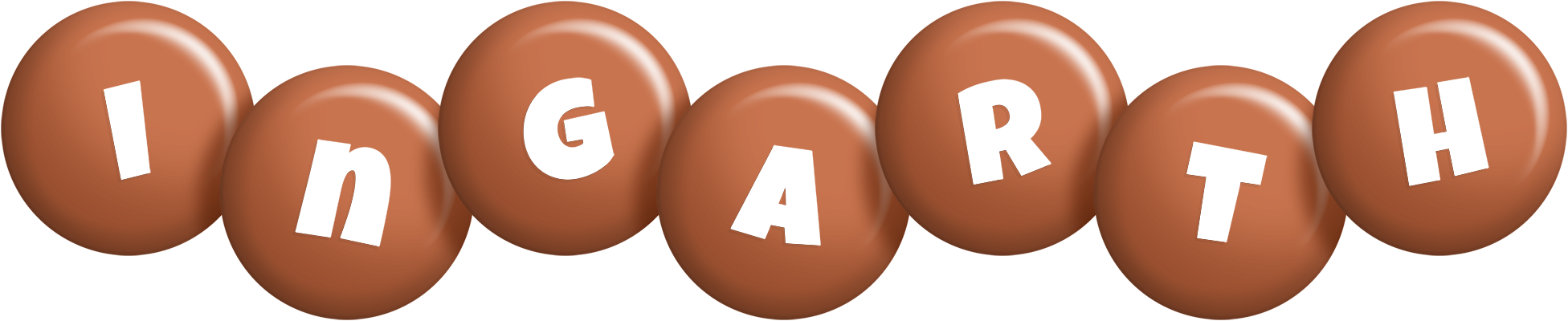 Ingarth candy-brown logo