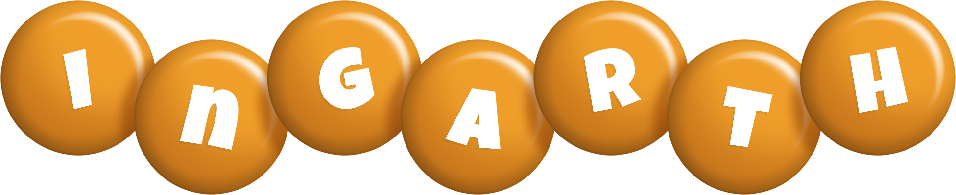 Ingarth candy-orange logo