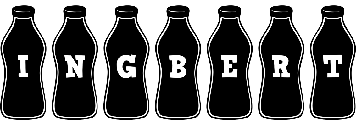 Ingbert bottle logo