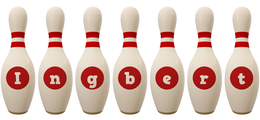 Ingbert bowling-pin logo