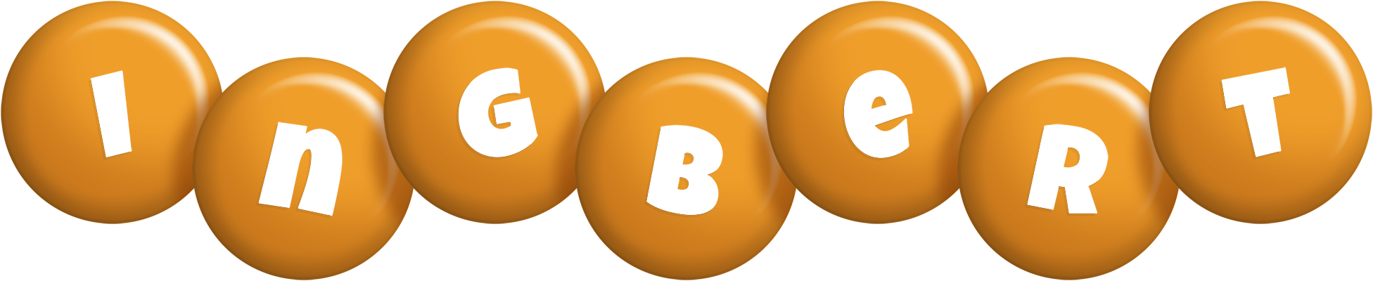 Ingbert candy-orange logo