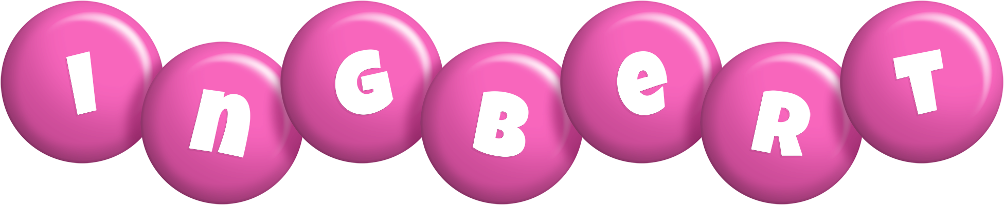 Ingbert candy-pink logo