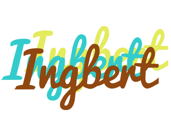 Ingbert cupcake logo