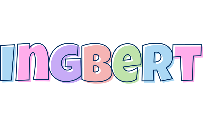Ingbert pastel logo