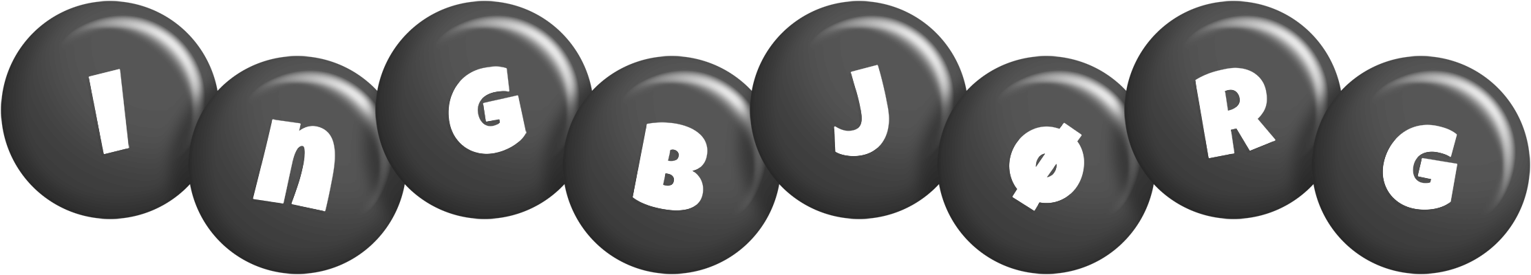 Ingbjørg candy-black logo