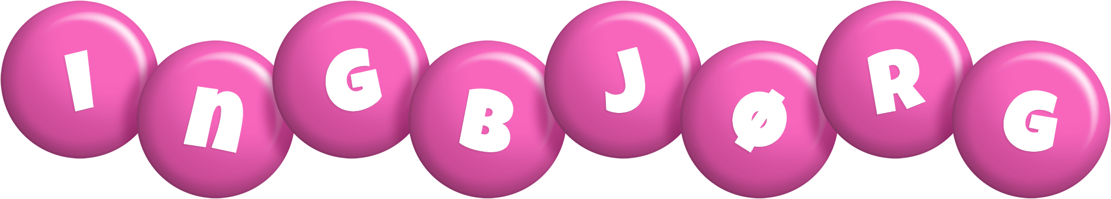 Ingbjørg candy-pink logo