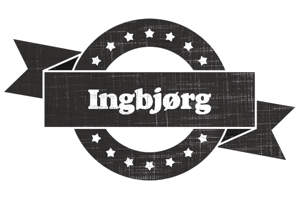 Ingbjørg grunge logo