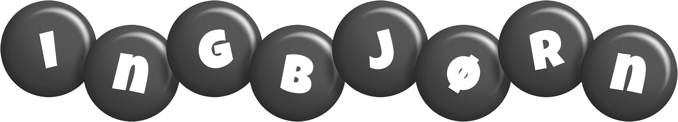 Ingbjørn candy-black logo