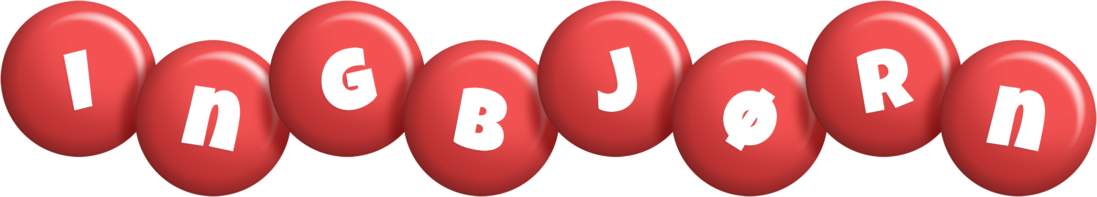 Ingbjørn candy-red logo