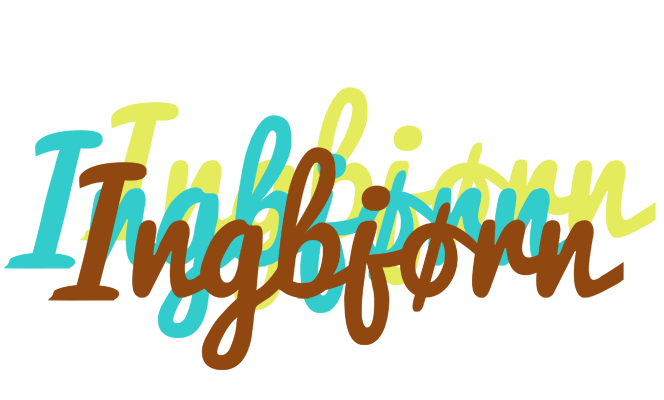 Ingbjørn cupcake logo