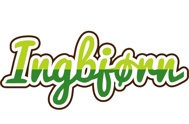 Ingbjørn golfing logo