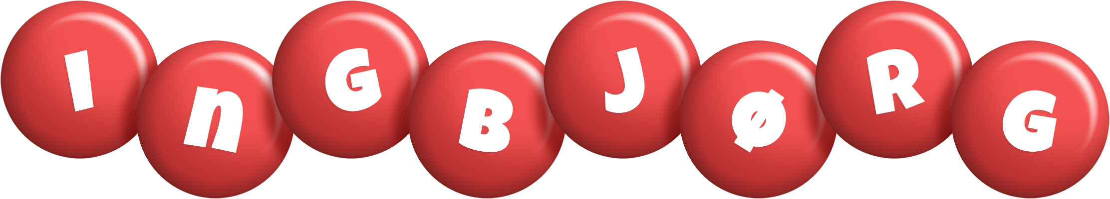 Ingbjørg candy-red logo