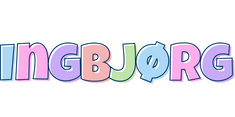 Ingbjørg pastel logo
