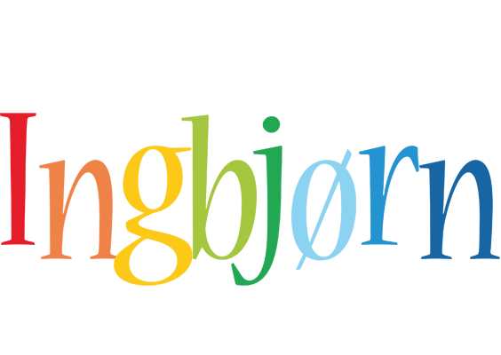 Ingbjørn birthday logo