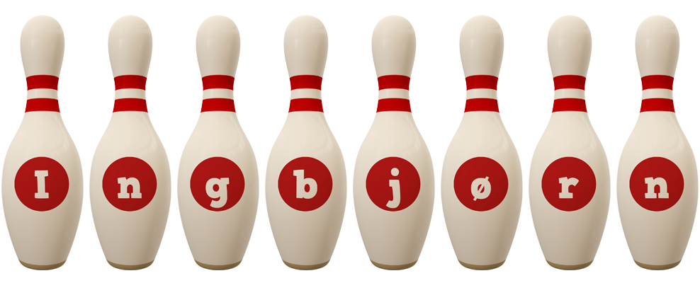 Ingbjørn bowling-pin logo