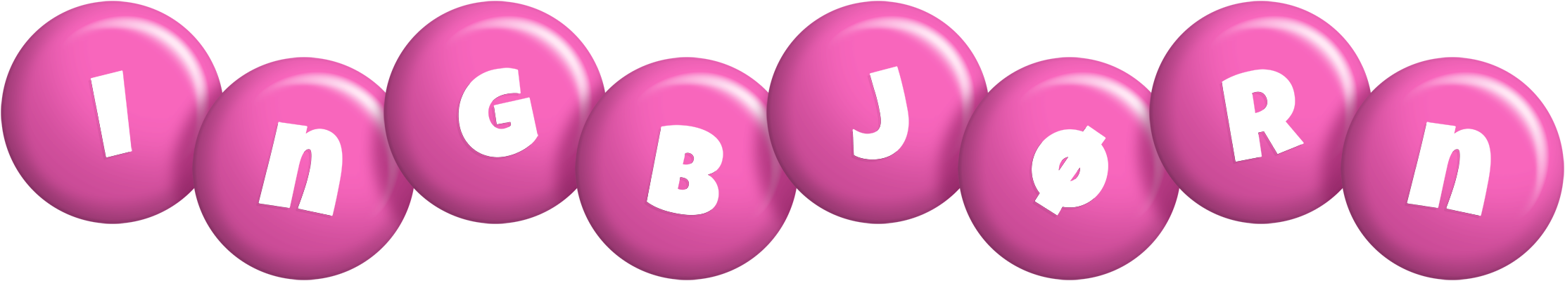Ingbjørn candy-pink logo