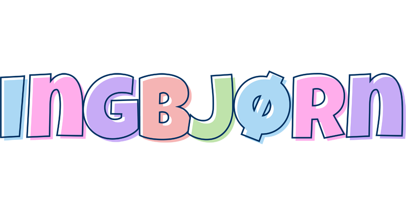 Ingbjørn pastel logo
