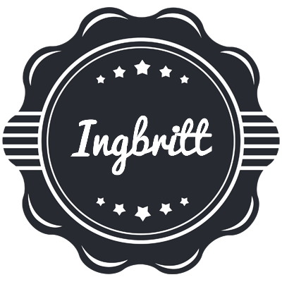 Ingbritt badge logo