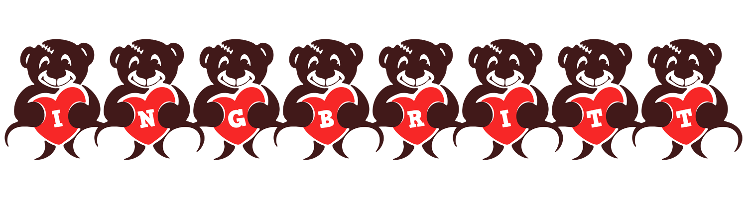 Ingbritt bear logo