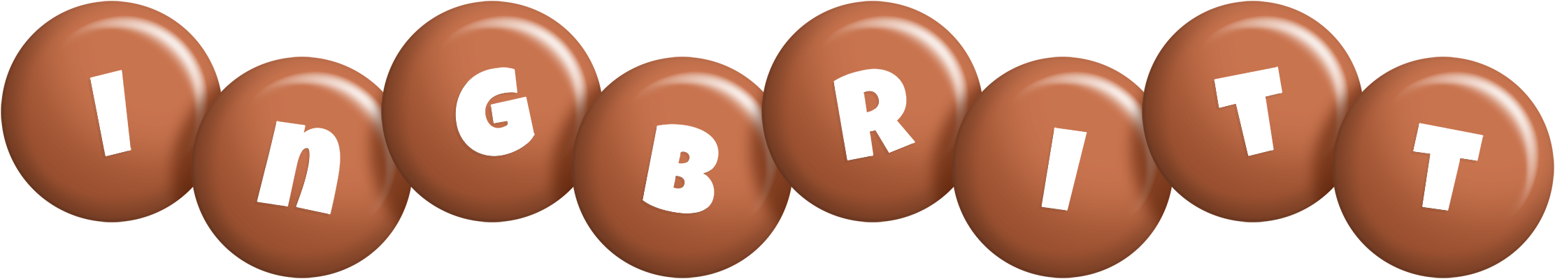 Ingbritt candy-brown logo