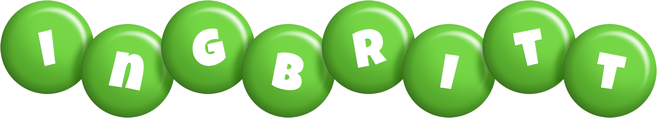 Ingbritt candy-green logo