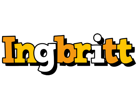 Ingbritt cartoon logo