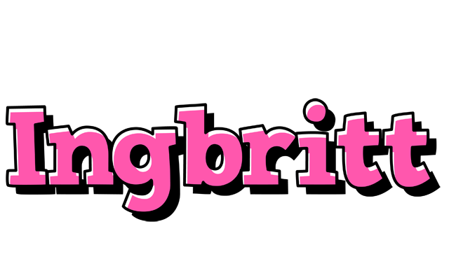 Ingbritt girlish logo