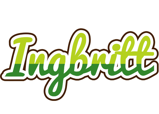 Ingbritt golfing logo
