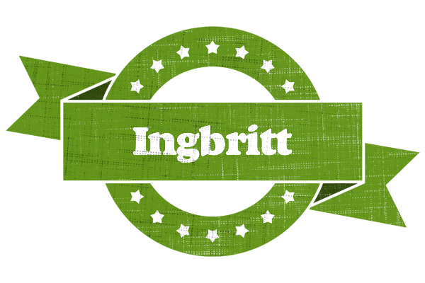 Ingbritt natural logo