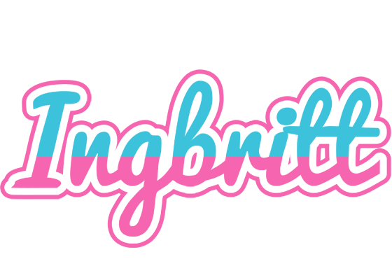 Ingbritt woman logo