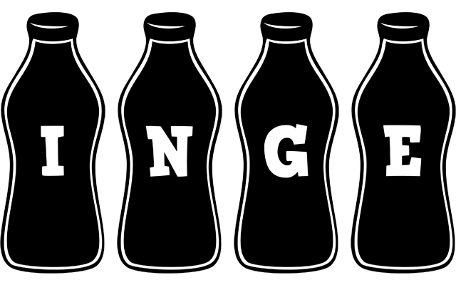 Inge bottle logo