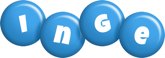 Inge candy-blue logo