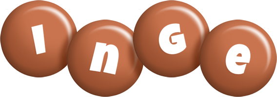 Inge candy-brown logo