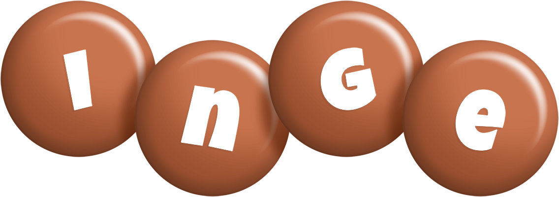 Inge candy-brown logo