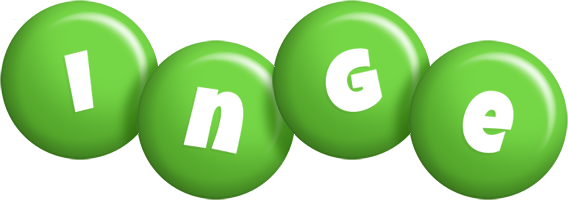 Inge candy-green logo