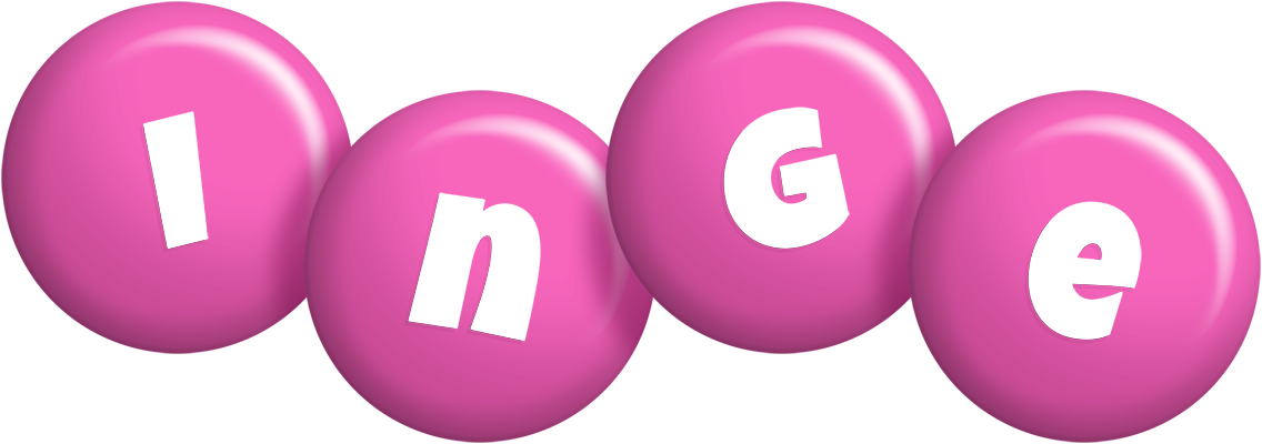 Inge candy-pink logo