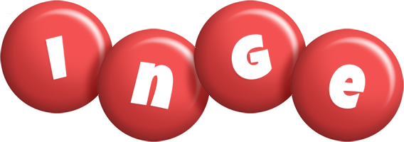 Inge candy-red logo
