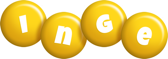 Inge candy-yellow logo