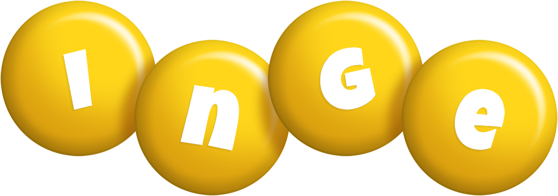 Inge candy-yellow logo