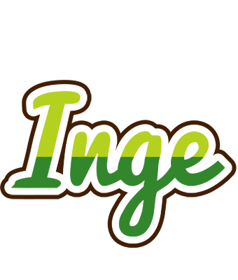 Inge golfing logo