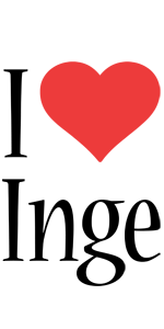 Inge i-love logo