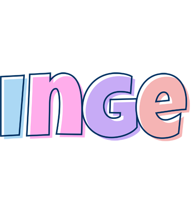 Inge pastel logo