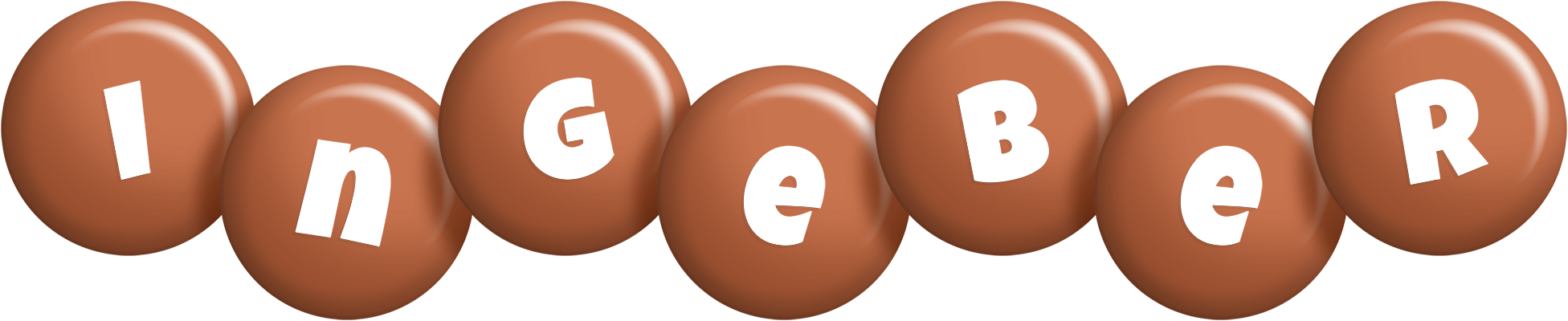 Ingeber candy-brown logo