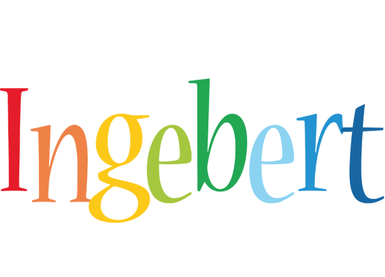Ingebert birthday logo