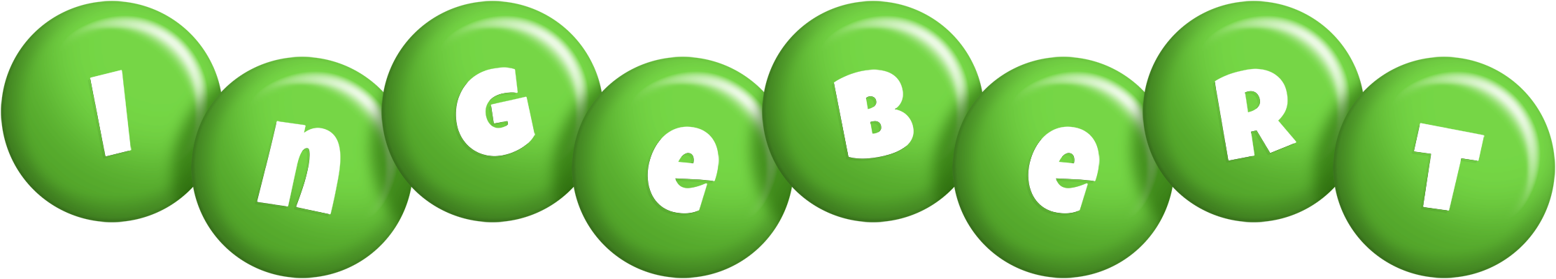 Ingebert candy-green logo
